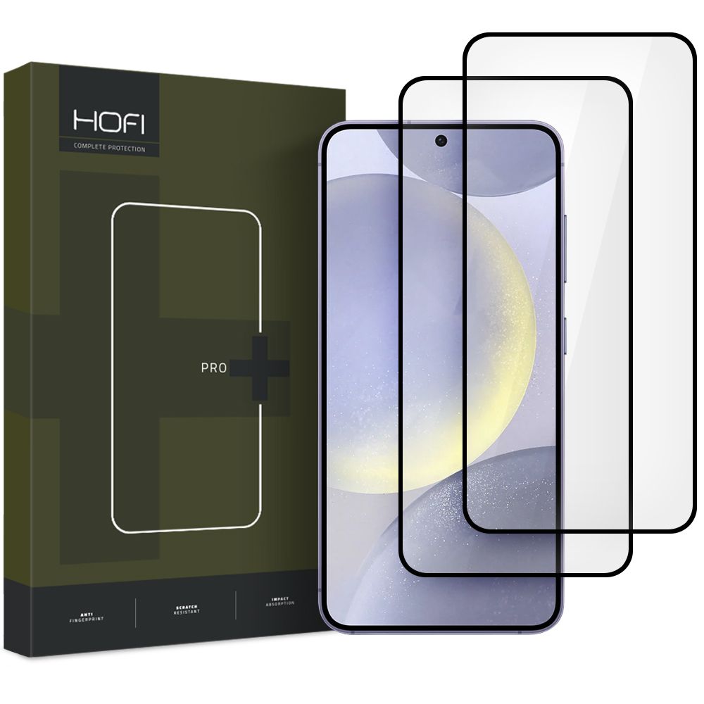 HOFI HOFI Galaxy S25 2-PACK Skärmskydd Pro+ Härdat Glas Svart