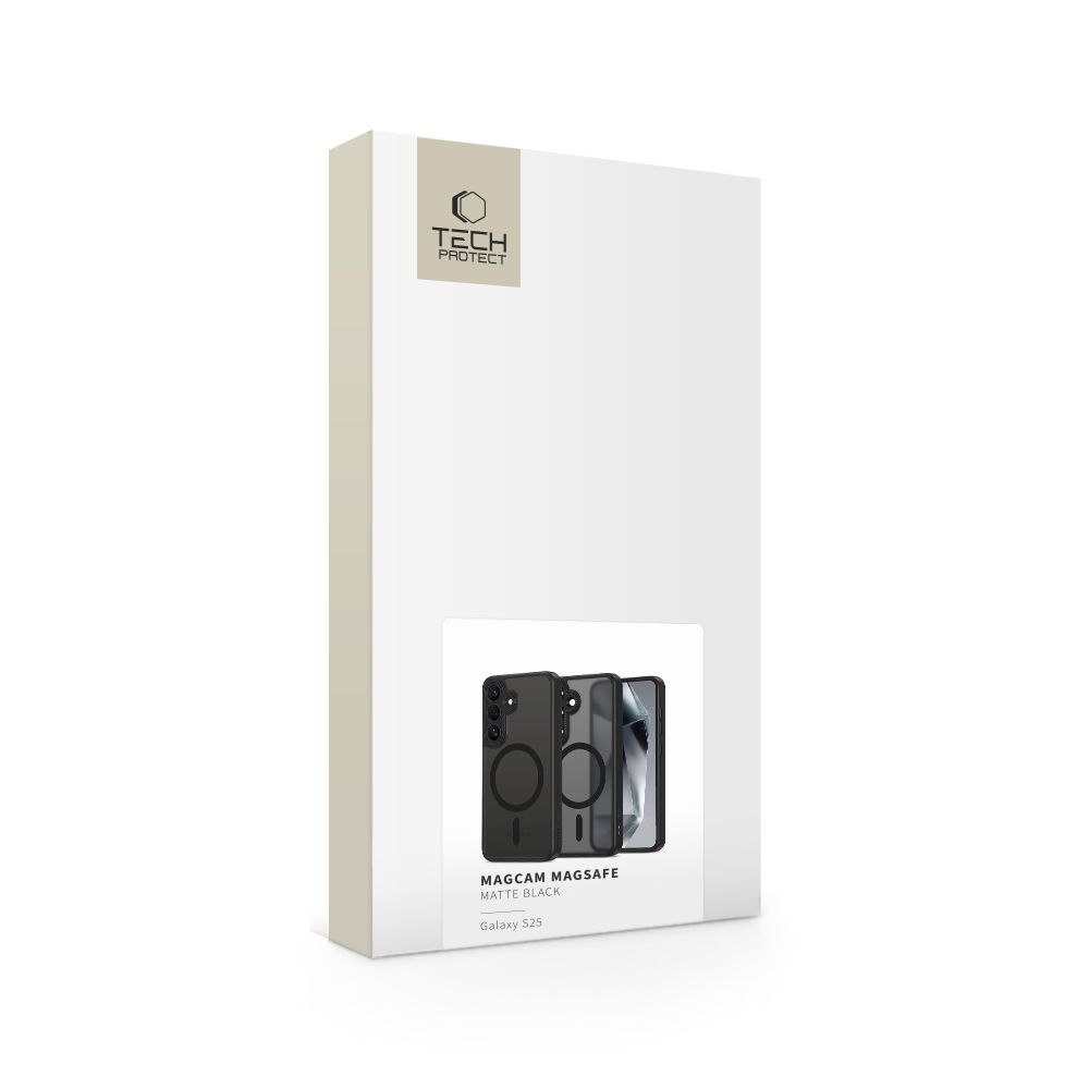 Tech-Protect Tech-Protect Galaxy S25 Skal MagSafe MagCam Matt Svart
