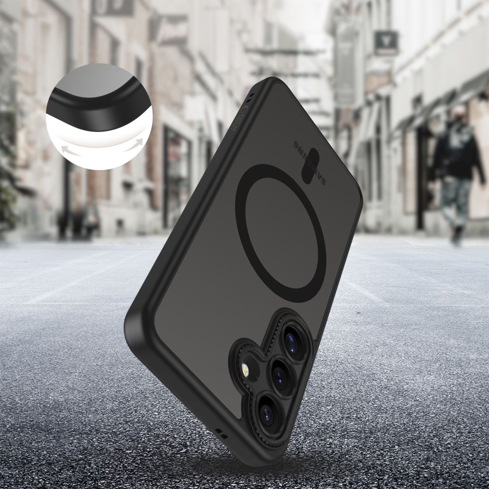 Tech-Protect Tech-Protect Galaxy S25 Skal MagSafe MagCam Matt Svart