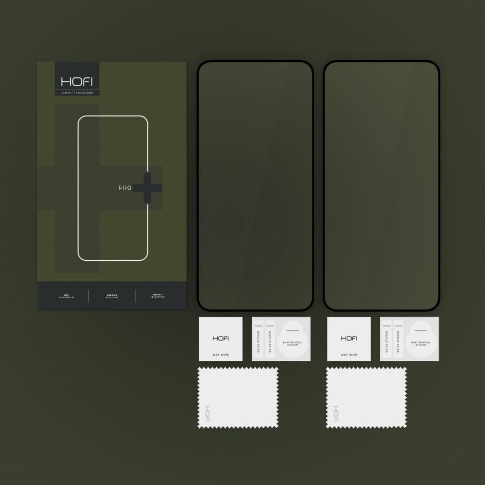 HOFI HOFI Galaxy S25 Plus 2-PACK Skärmskydd Pro+ Härdat Glas Svart