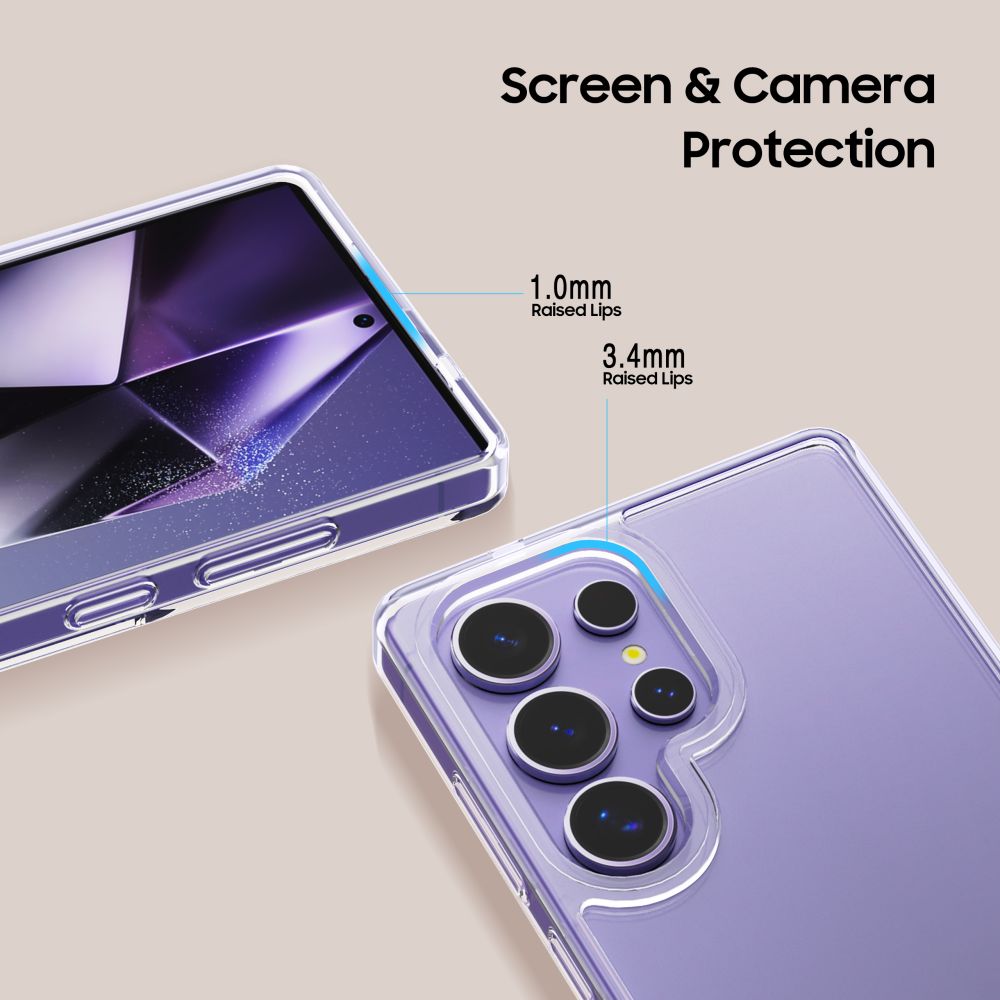 Tech-Protect Tech-Protect Galaxy S25 Ultra Skal FlexAir Hybrid Transparent