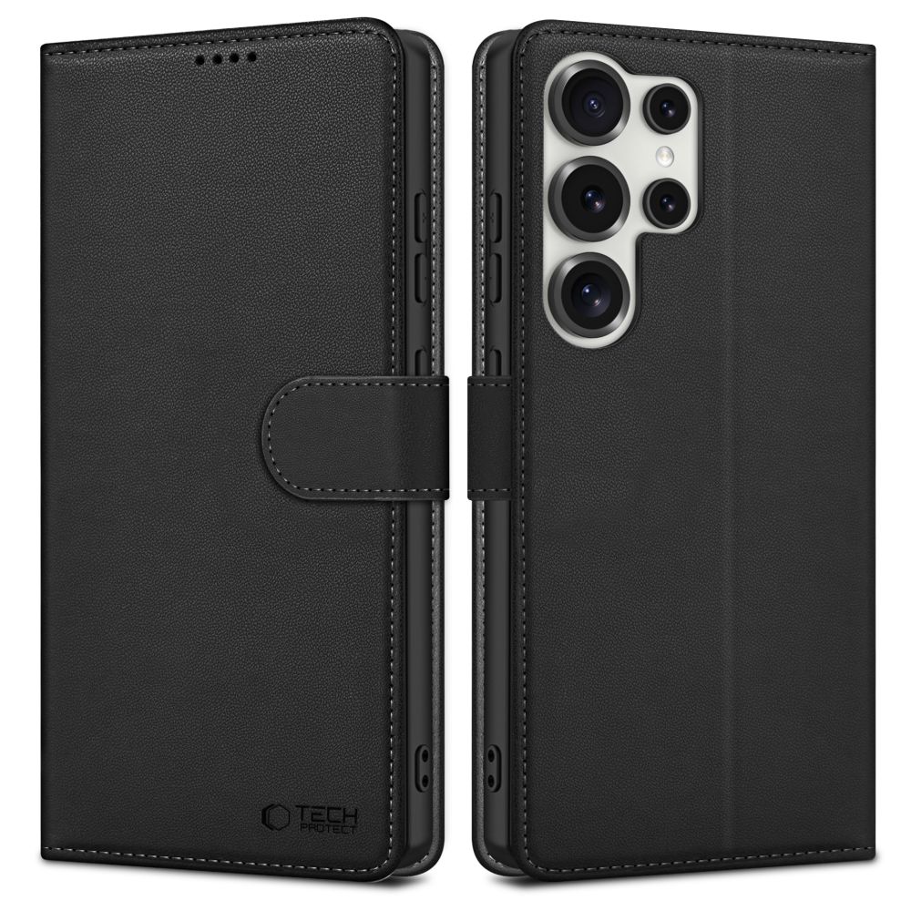 Tech-Protect Tech-Protect Galaxy S25 Ultra Fodral Läder Svart