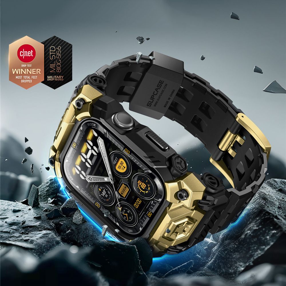 Supcase Supcase Apple Watch 10 46 mm Armband Unicorn Beetle Ore Guld