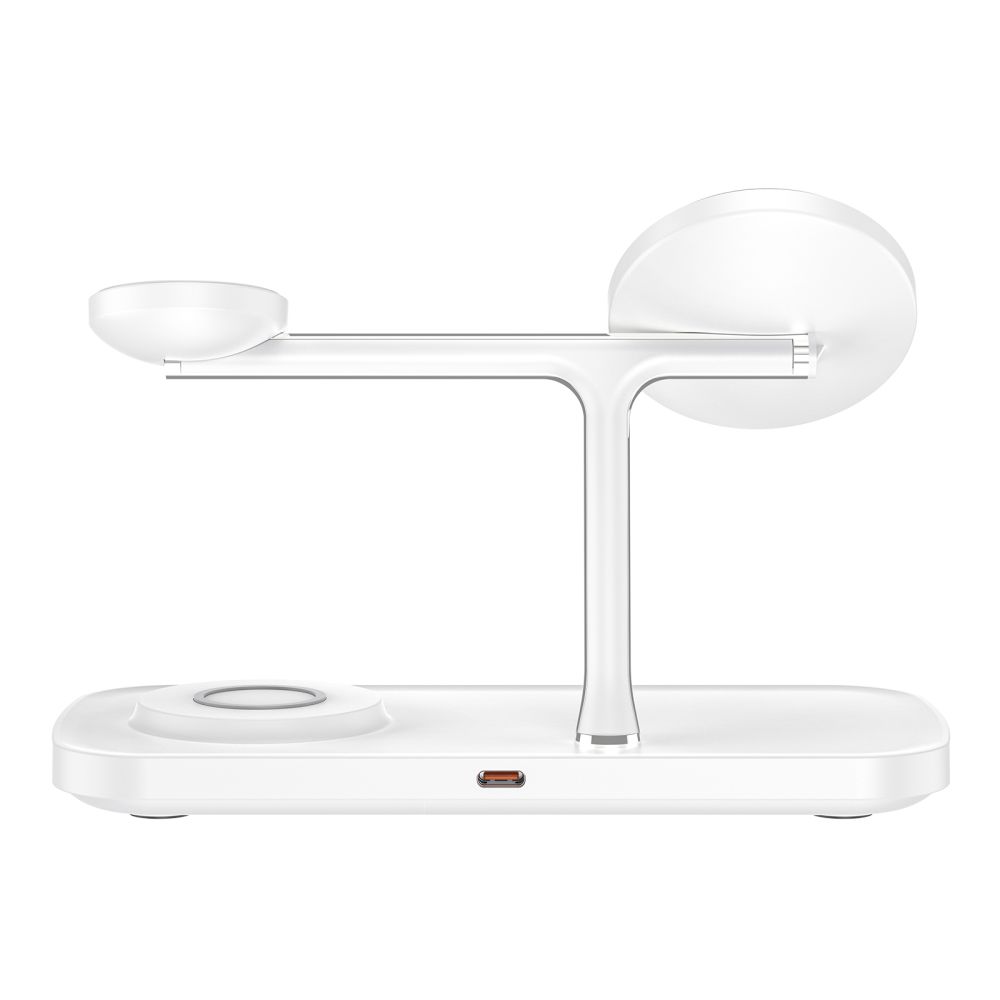 Tech-Protect Tech-Protect 3in1 15W Trådlös Magnetisk MagSafe Laddare Vit