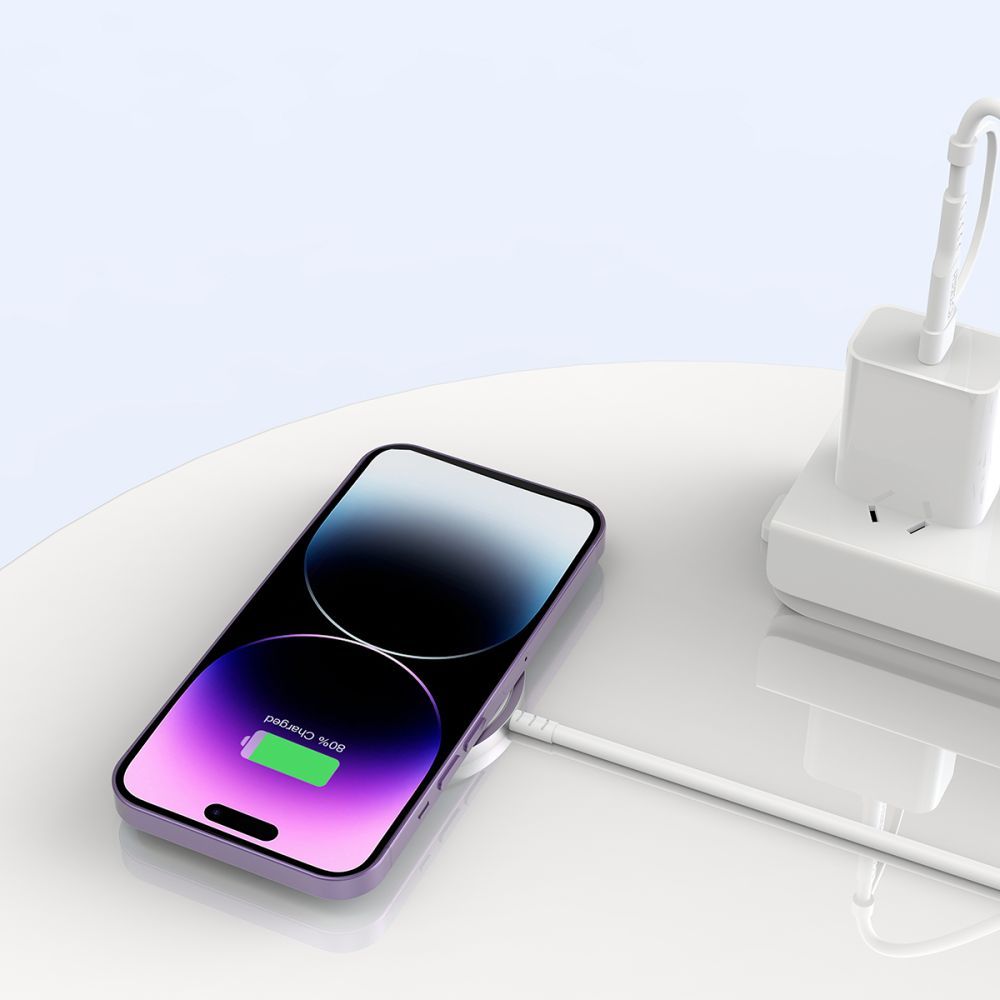 Tech-Protect Tech-Protect 15W MagSafe Trådlös Qi Laddare Vit