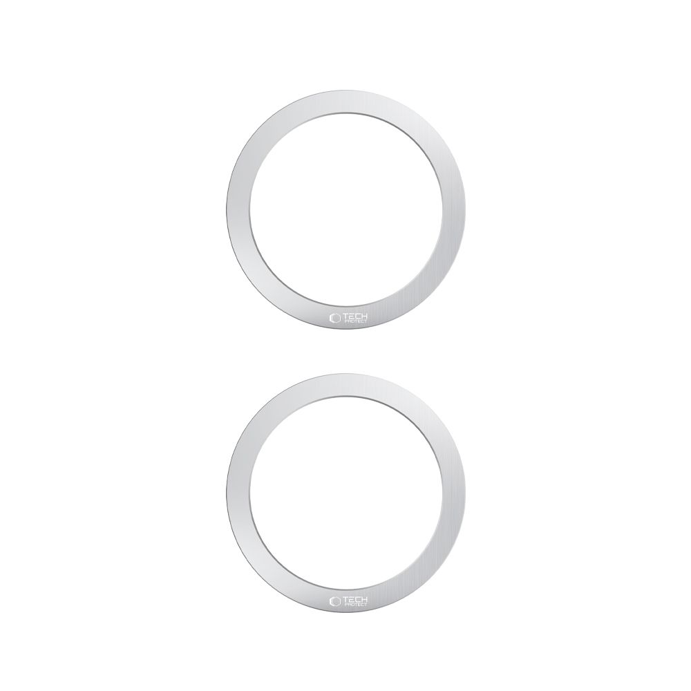 Tech-Protect Tech-Protect 2-PACK Magnetisk MagSafe Ring Silver