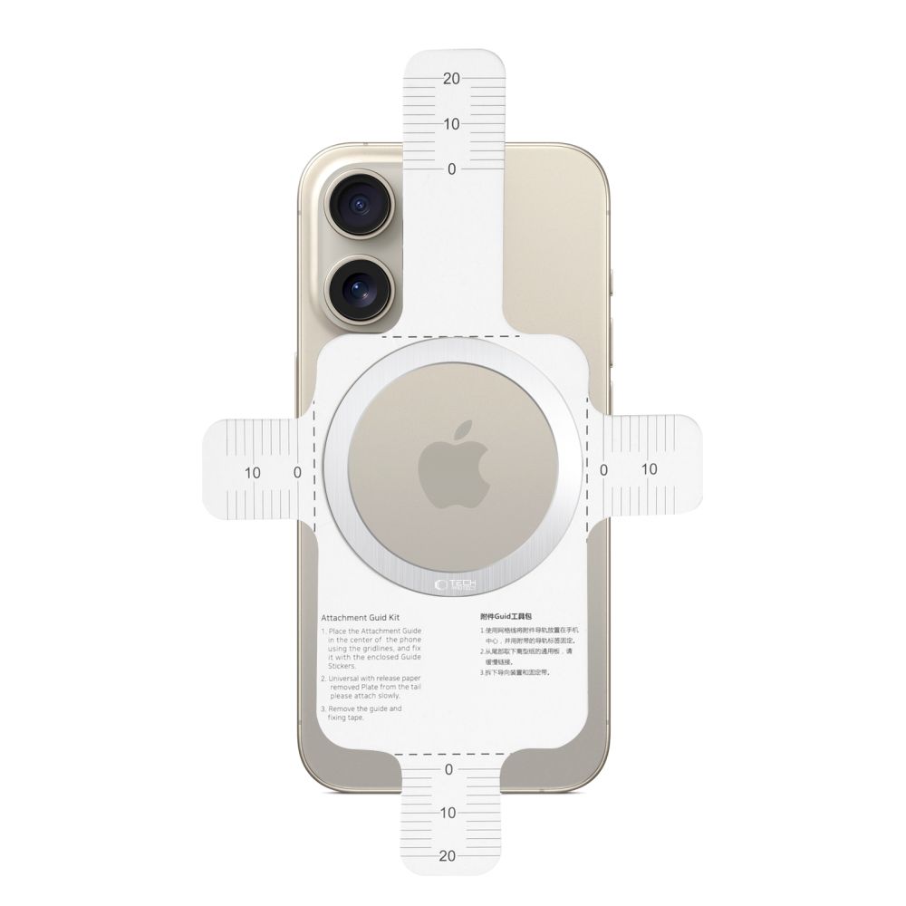 Tech-Protect Tech-Protect 2-PACK Magnetisk MagSafe Ring Silver