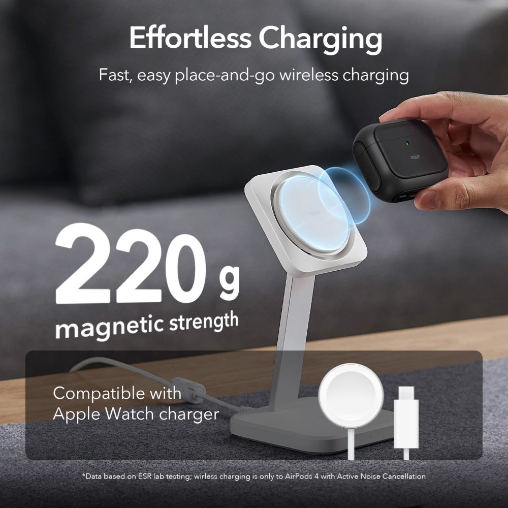 ESR ESR AirPods 4 Skal MagSafe Orbit HaloLock Svart