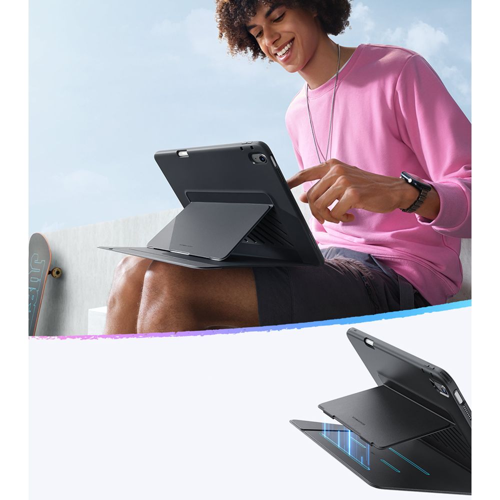 ESR ESR iPad 11 2025 / iPad 10.9 2022 Fodral Flip Hybrid Svart