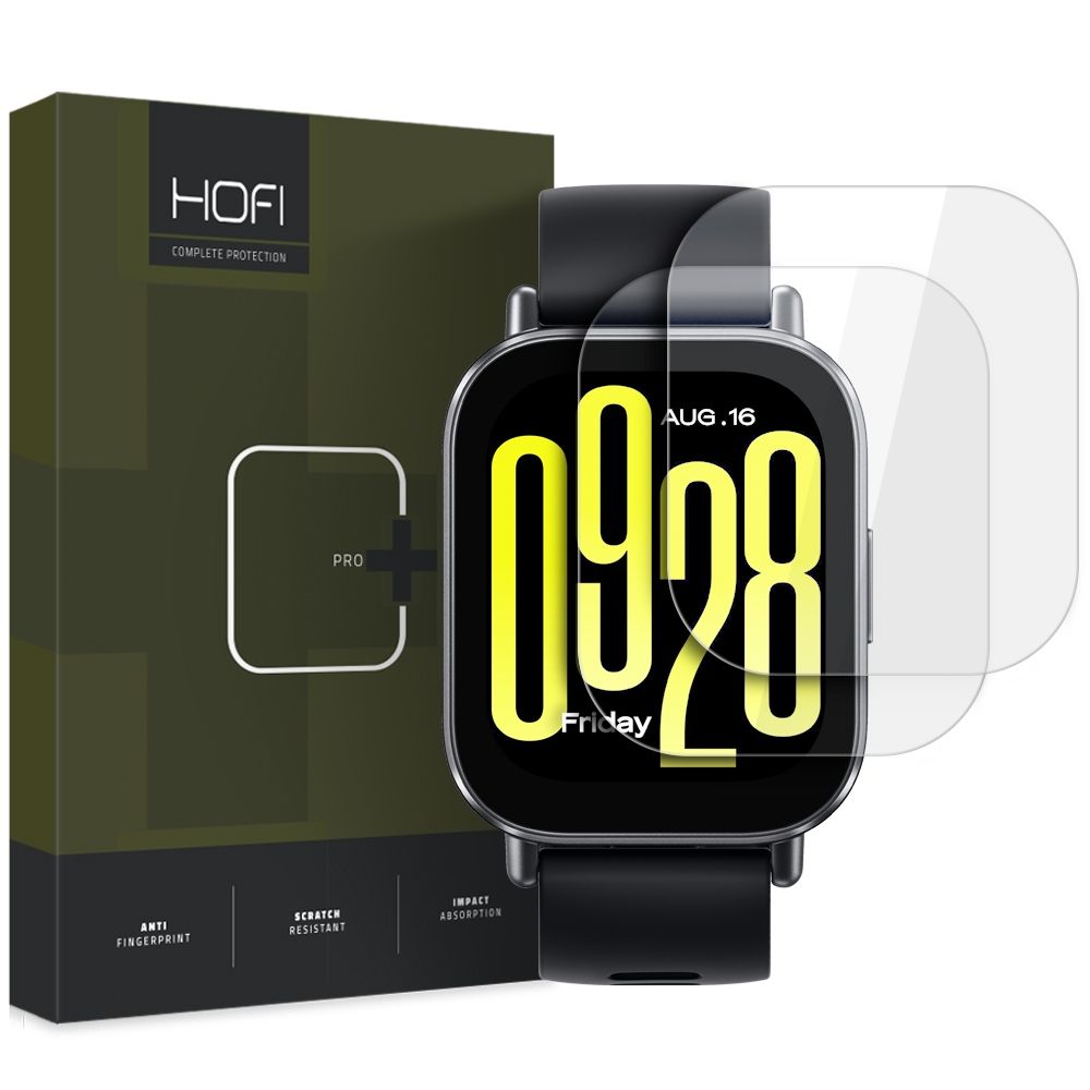 HOFI HOFI Xiaomi Redmi Watch Active 5 2-PACK Skärmskydd Pro+ Härdat Glas