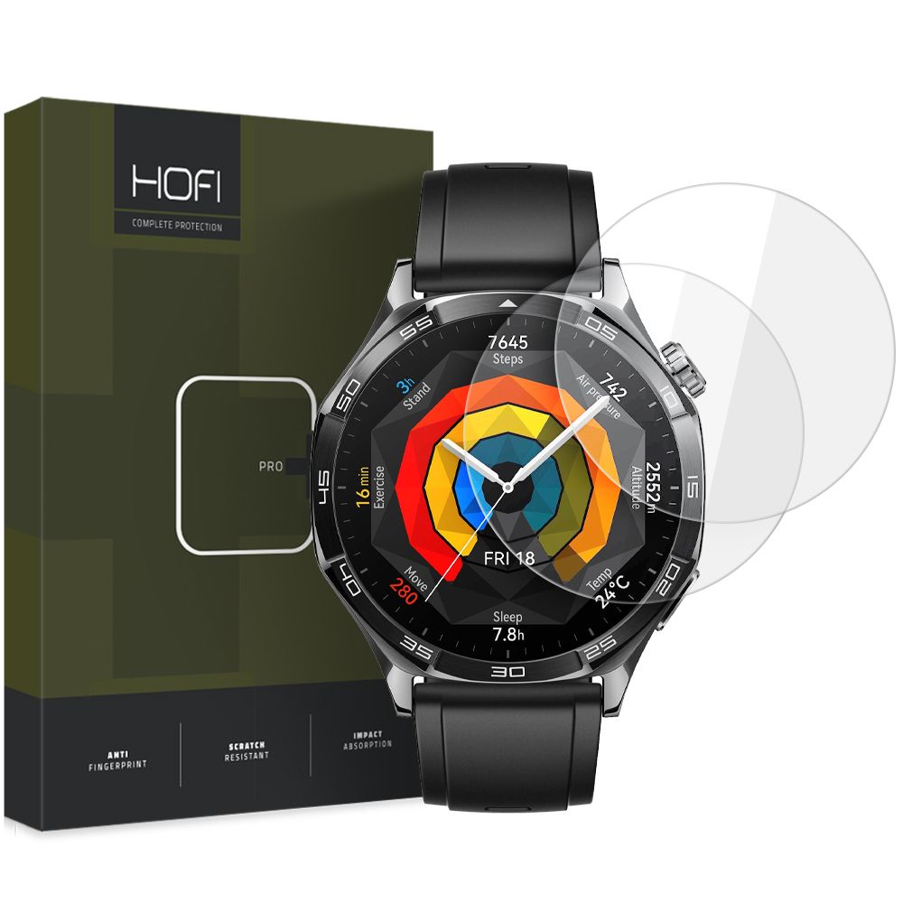 HOFI HOFI Huawei Watch GT 5 46 mm 2-PACK Skärmskydd Pro+