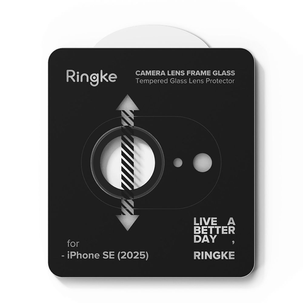 Ringke Ringke iPhone 17e / 16e 2-PACK Linsskydd Härdat Glas Svart
