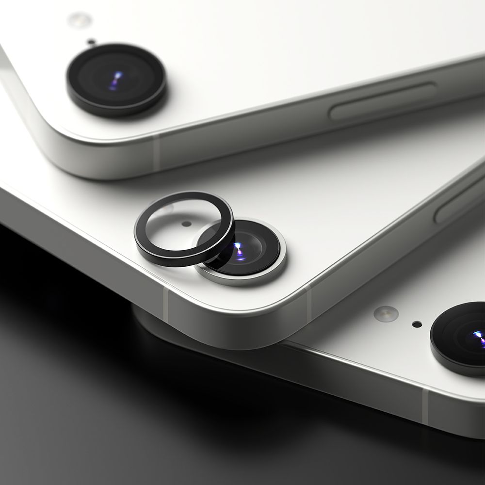 Ringke Ringke iPhone 17e / 16e 2-PACK Linsskydd Härdat Glas Svart
