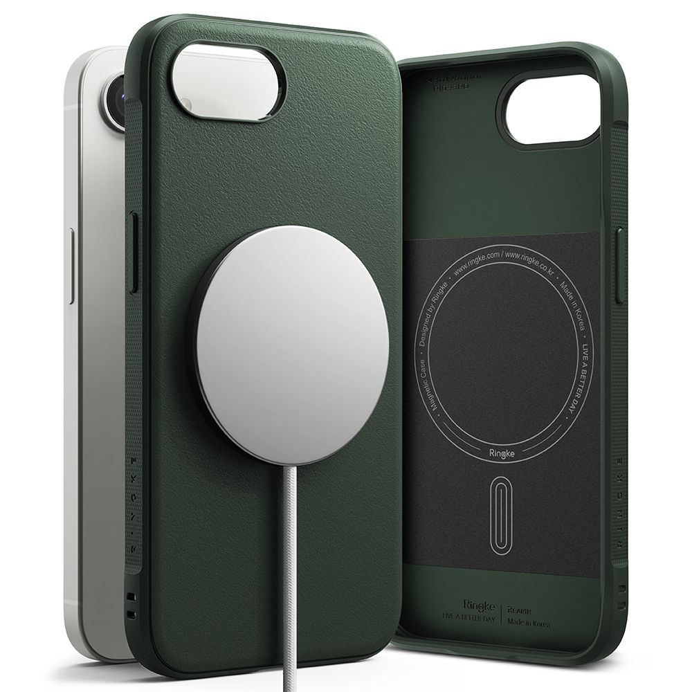 Ringke Ringke iPhone 17e / 16e Skal MagSafe Onyx Mörk Grön