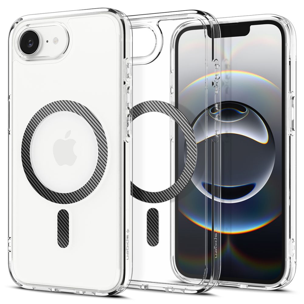 Spigen Spigen iPhone 17e/16e Skal MagSafe Mag Ultra Hybrid Carbon Fiber