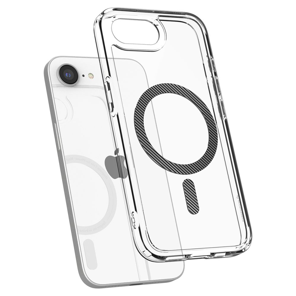 Spigen Spigen iPhone 17e/16e Skal MagSafe Mag Ultra Hybrid Carbon Fiber