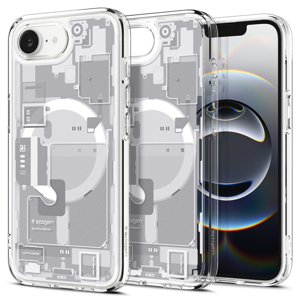 Spigen Spigen iPhone 17e / 16e Skal MagSafe Ultra Hybrid Zero One Vit