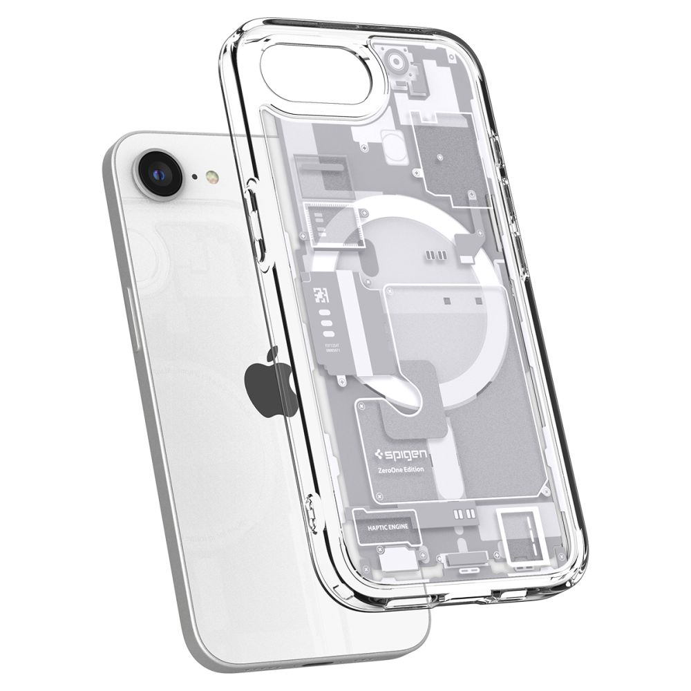 Spigen Spigen iPhone 17e / 16e Skal MagSafe Ultra Hybrid Zero One Vit
