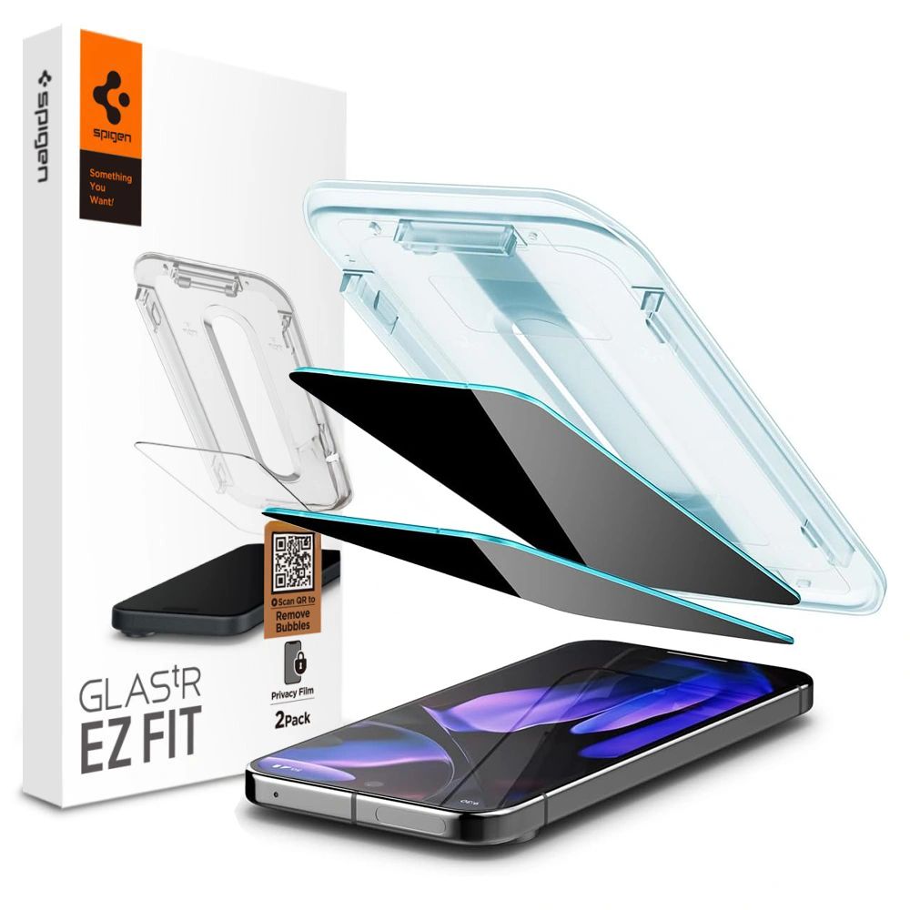Spigen Spigen Google Pixel 9 Pro XL 2-PACK Skärmskydd GLAS.tR 