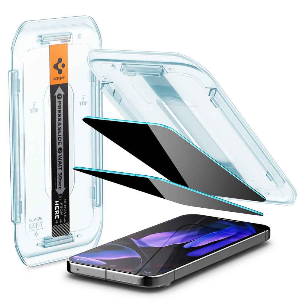 Spigen Spigen Google Pixel 9/9 Pro 2-PACK Skärmskydd GLAS.tR 