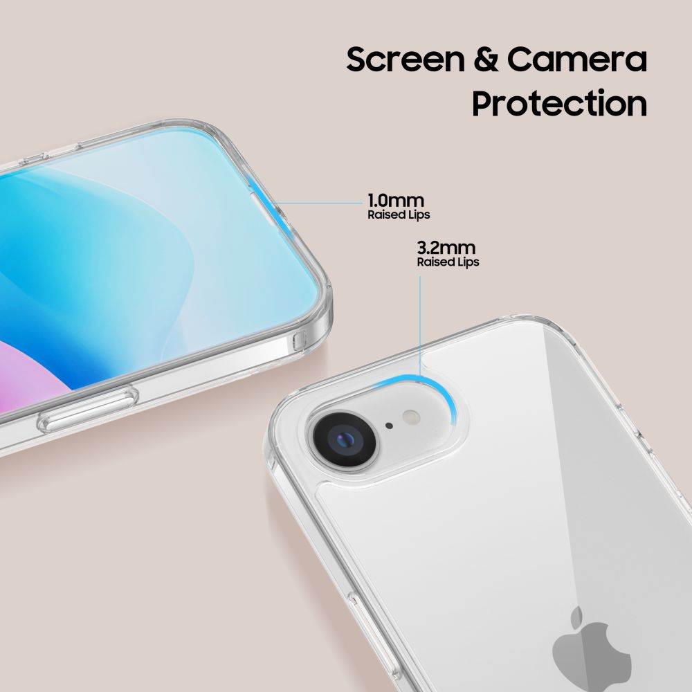 Tech-Protect Tech-Protect iPhone 17e / 16e Skal FlexAir Hybrid Transparent