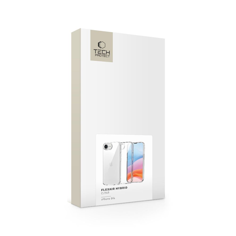 Tech-Protect Tech-Protect iPhone 17e / 16e Skal FlexAir Hybrid Transparent
