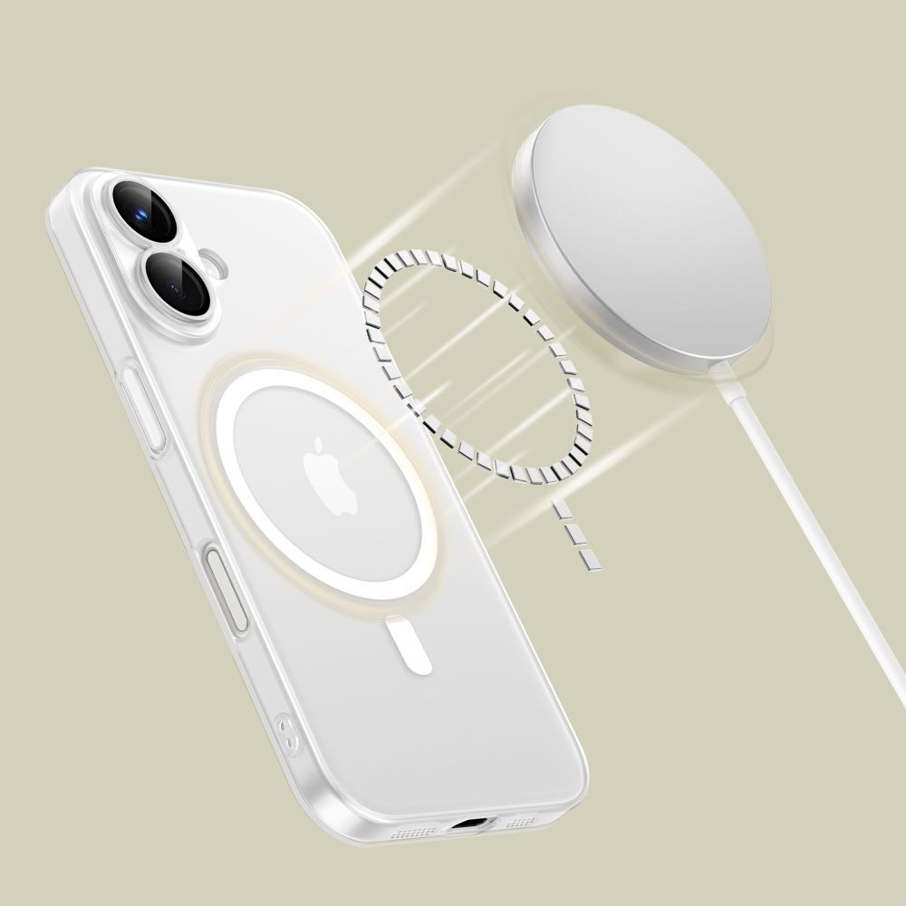 Tech-Protect Tech-Protect iPhone 17e / 16e Skal MagSafe MagSlim Matte Ice
