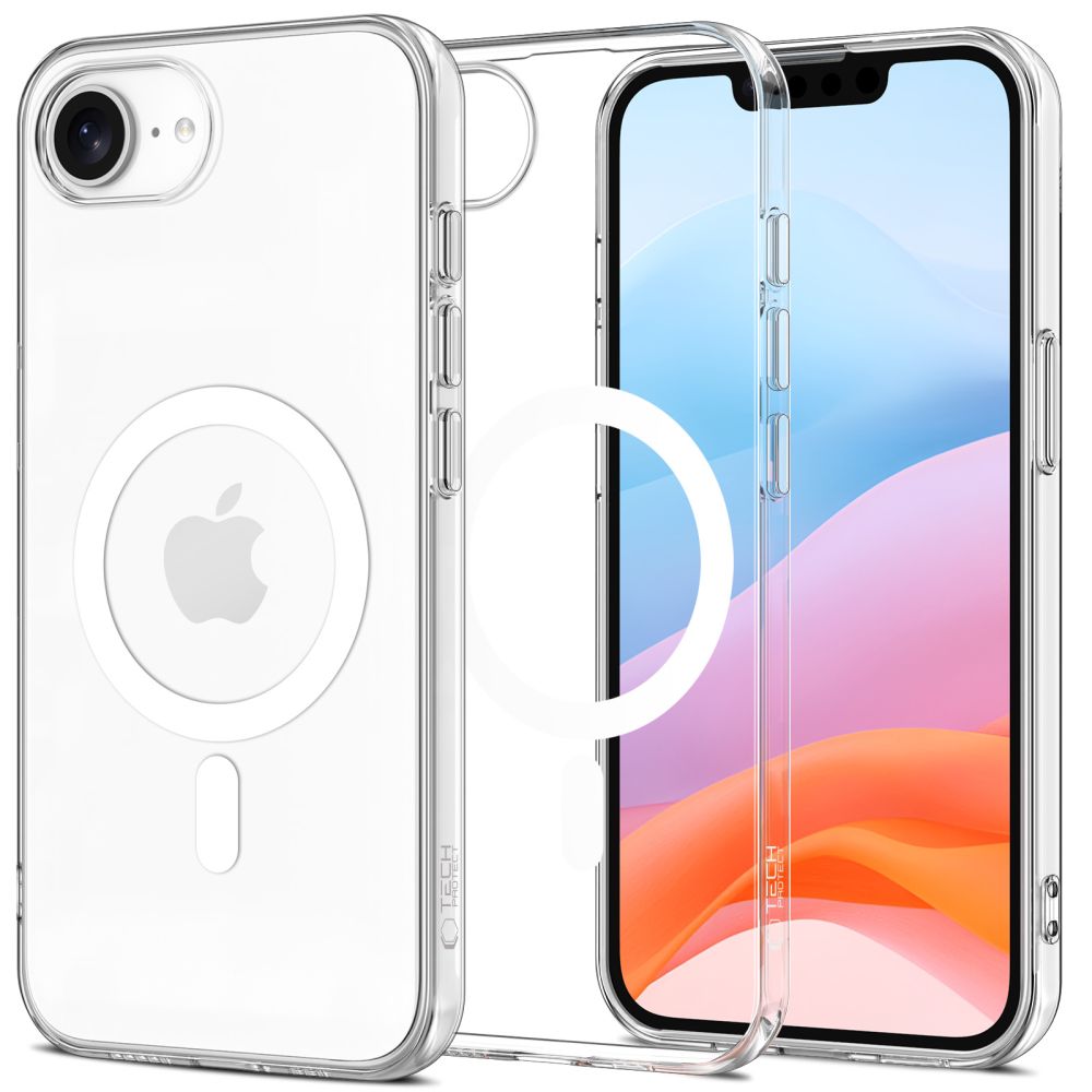 Tech-Protect Tech-Protect iPhone 17e / 16e Skal MagSafe FlexAir Transparent