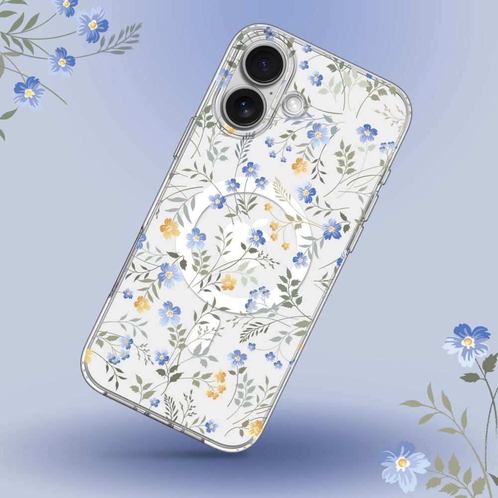 Tech-Protect Tech-Protect iPhone 17e/16e Skal MagSafe FlexAir Spring Flowers