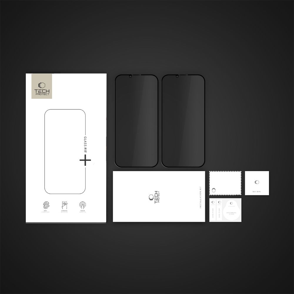 Tech-Protect Tech-Protect iPhone 17e/16e/14/13/13 Pro 2-PACK Skärmskydd