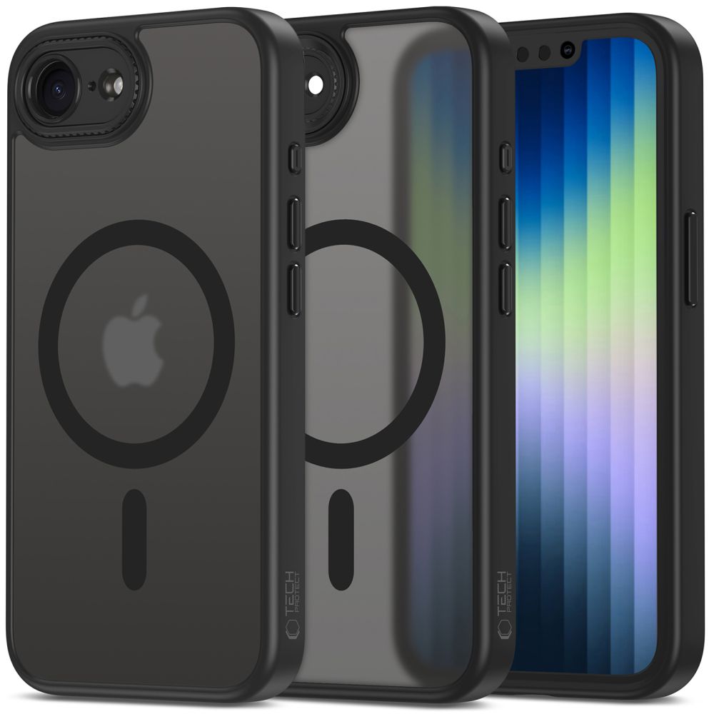 Tech-Protect Tech-Protect iPhone 17e / 16e Skal MagSafe MagCam Matt Svart