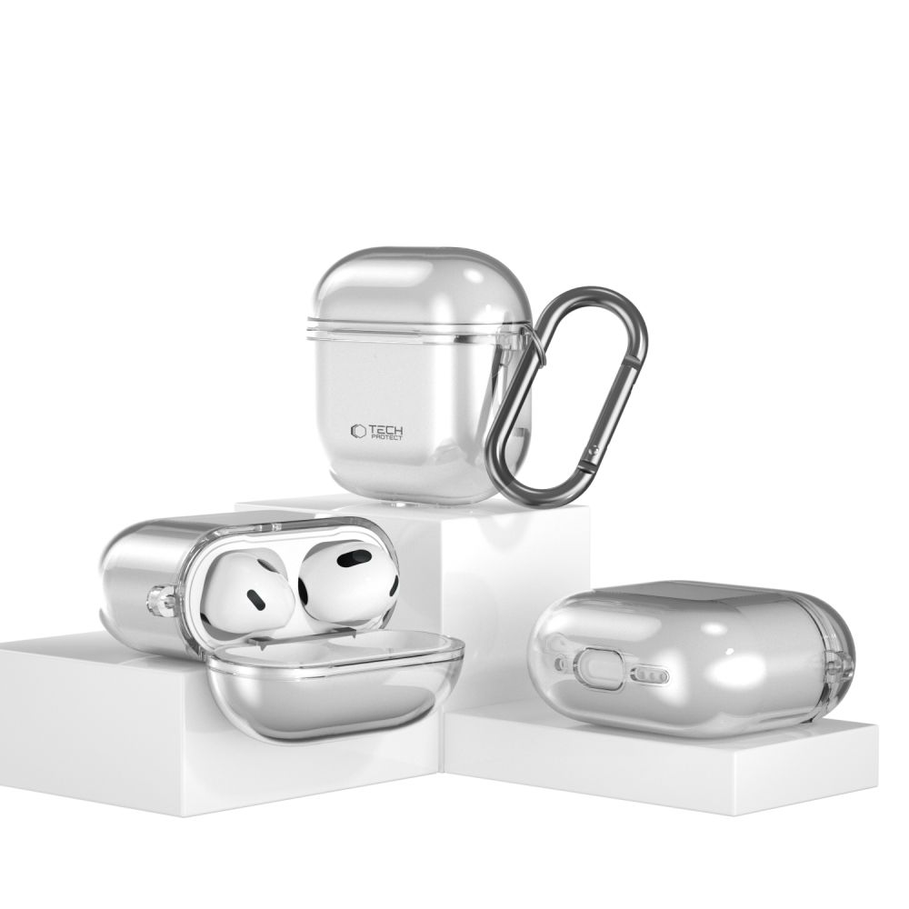 Tech-Protect Tech-Protect AirPods 4 Skal FlexAir Ash Grey