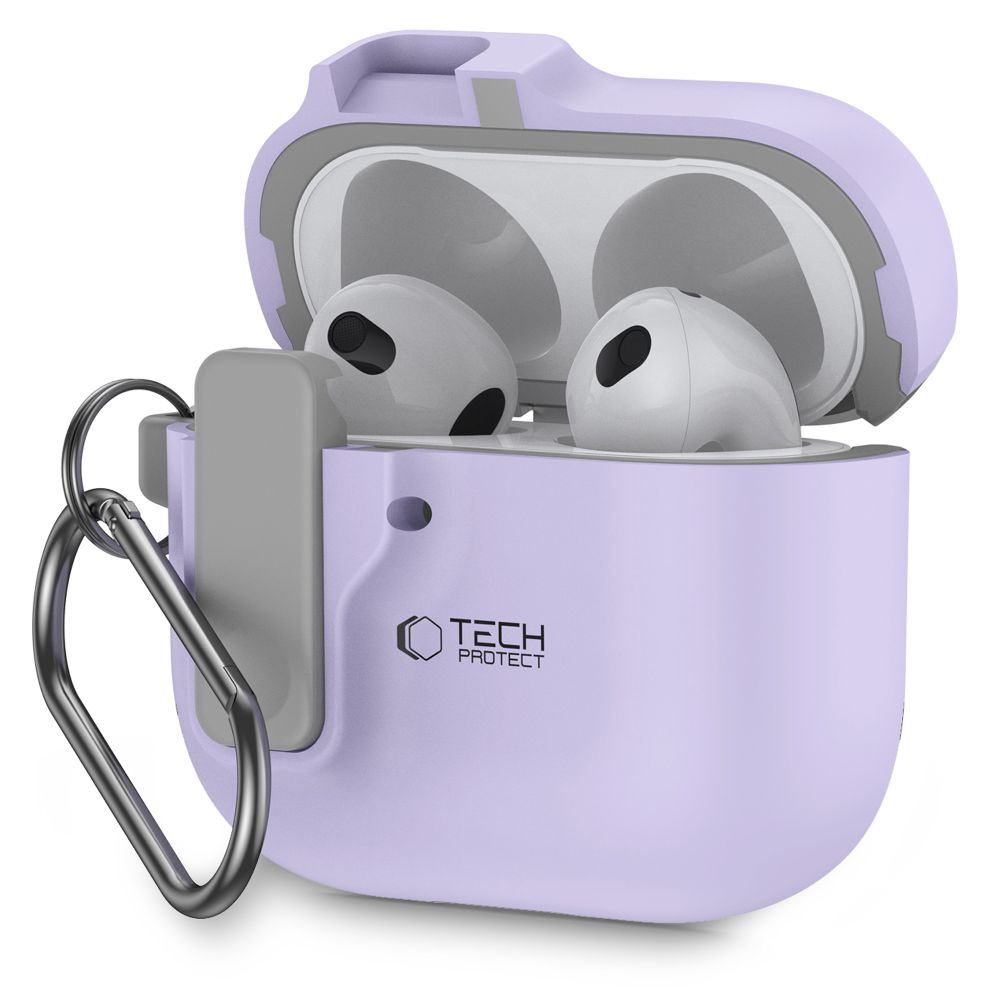 Tech-Protect Tech-Protect AirPods 4 Skal Slim Hook Lavender