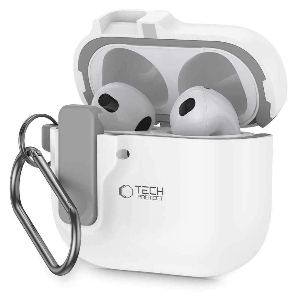 Tech-Protect Tech-Protect AirPods 4 Skal Slim Hook Vit