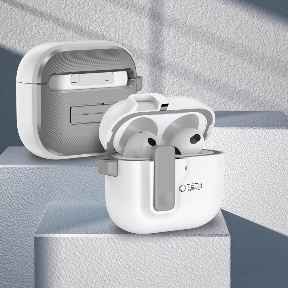 Tech-Protect Tech-Protect AirPods 4 Skal Slim Hook Vit