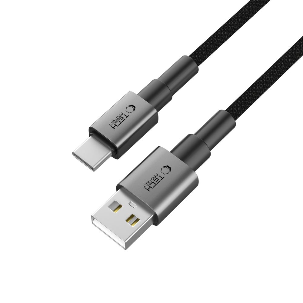 Tech-Protect Tech-Protect 1m 15W/3A USB-C - USB-A Kabel UltraBoost Iron Grey