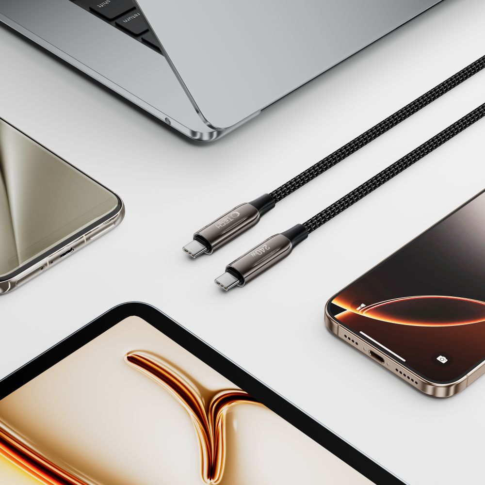 Tech-Protect Tech-Protect 1m 240W/QC4.0 PD USB-C-USB-C Kabel UltraBoost