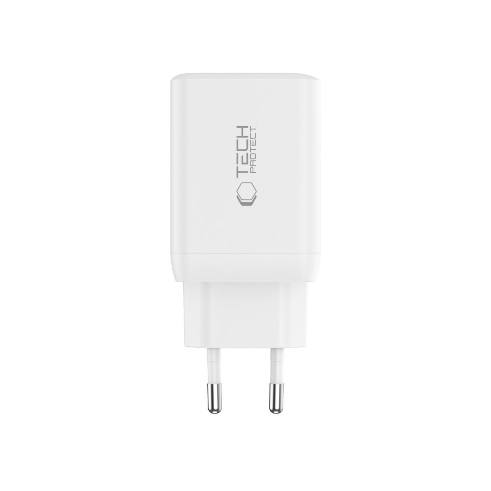 Tech-Protect Tech-Protect 45W Väggladdare PD Inkl. USB-C Kabel Vit