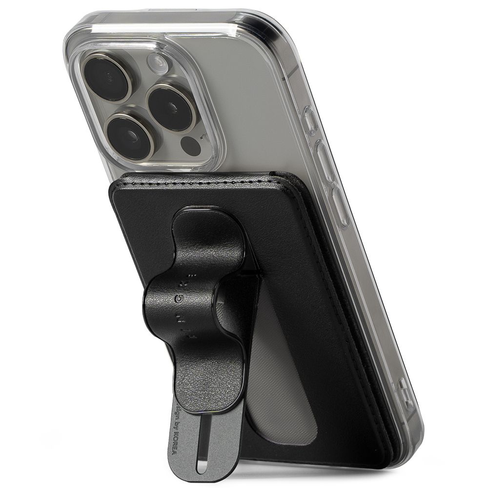 Ringke Ringke Magnetisk MagSafe Korthållare Wallet Slide Grip Svart
