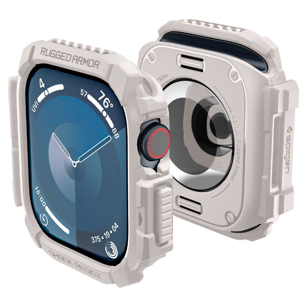 Spigen Spigen Apple Watch 11/10 46 mm Skal Rugged Armor Dune Beige