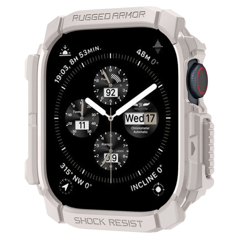 Spigen Spigen Apple Watch 11/10 46 mm Skal Rugged Armor Dune Beige