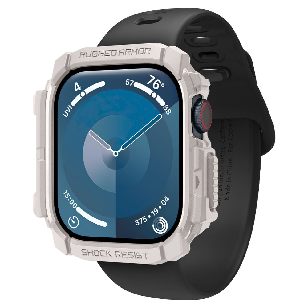 Spigen Spigen Apple Watch 11/10 46 mm Skal Rugged Armor Dune Beige