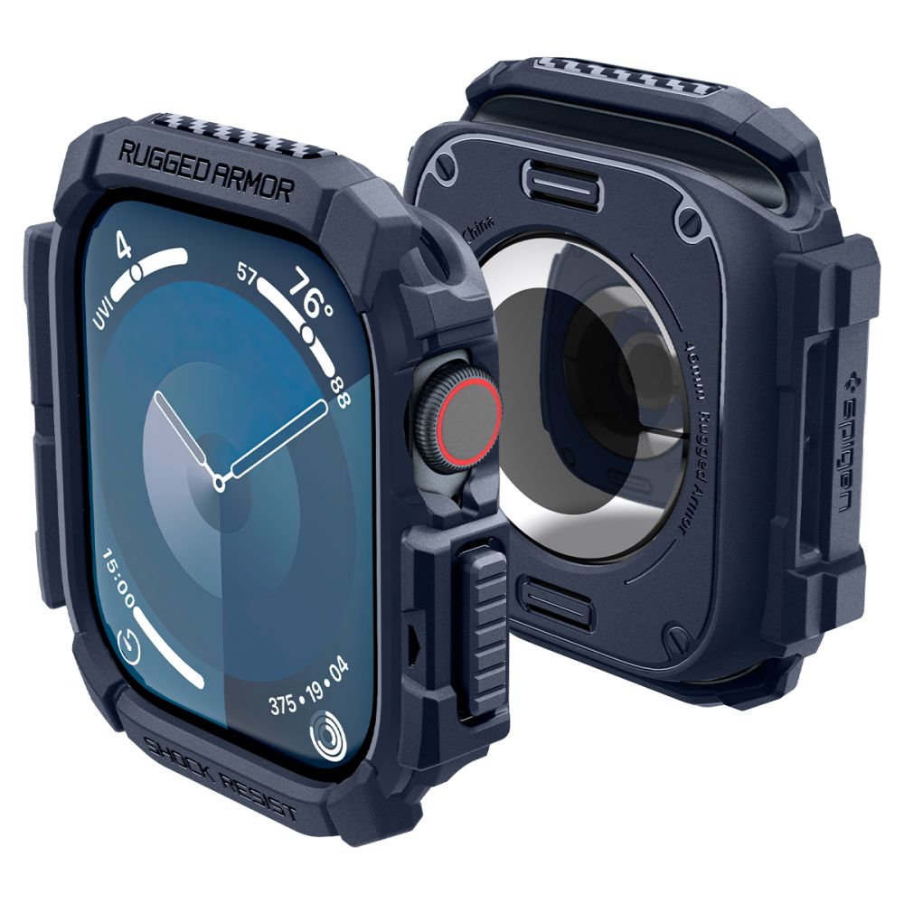 Spigen Spigen Apple Watch 11/10 46 mm Skal Rugged Armor Navy Blue