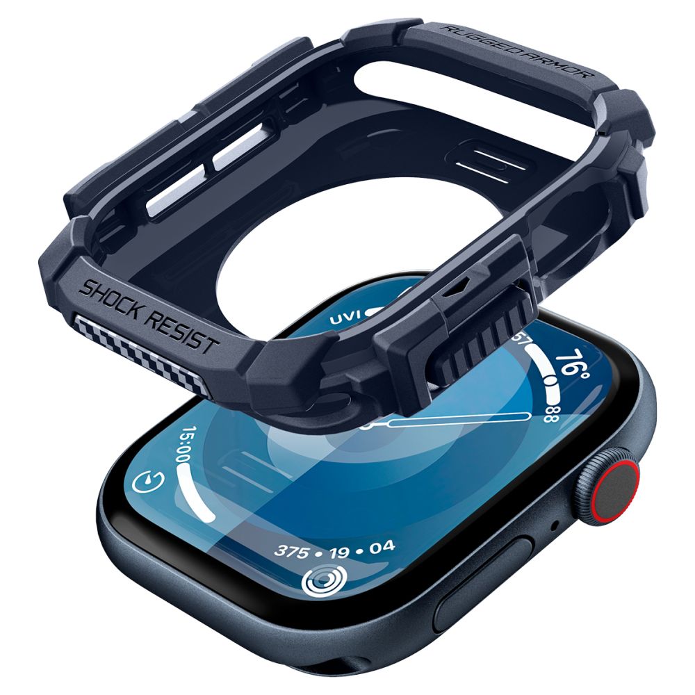 Spigen Spigen Apple Watch 11/10 46 mm Skal Rugged Armor Navy Blue