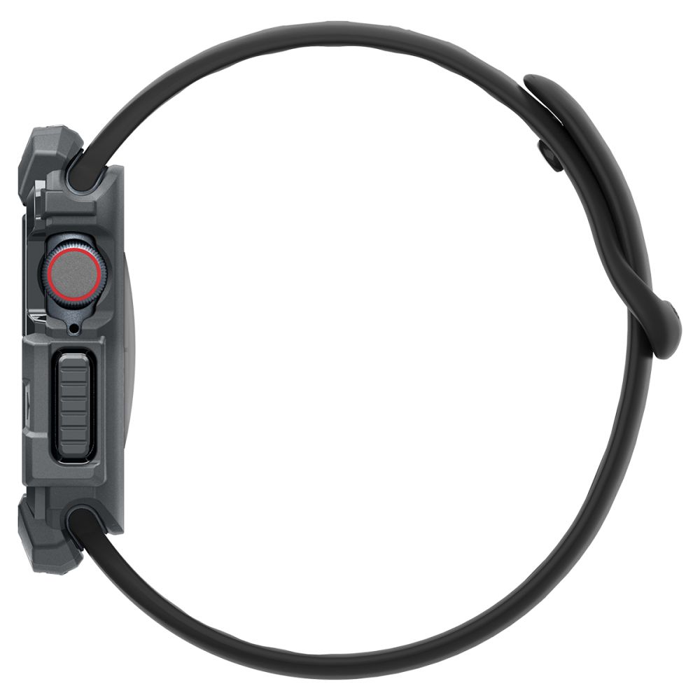 Spigen Spigen Apple Watch 11/10 46 mm Skal Rugged Armor Mörk Grå