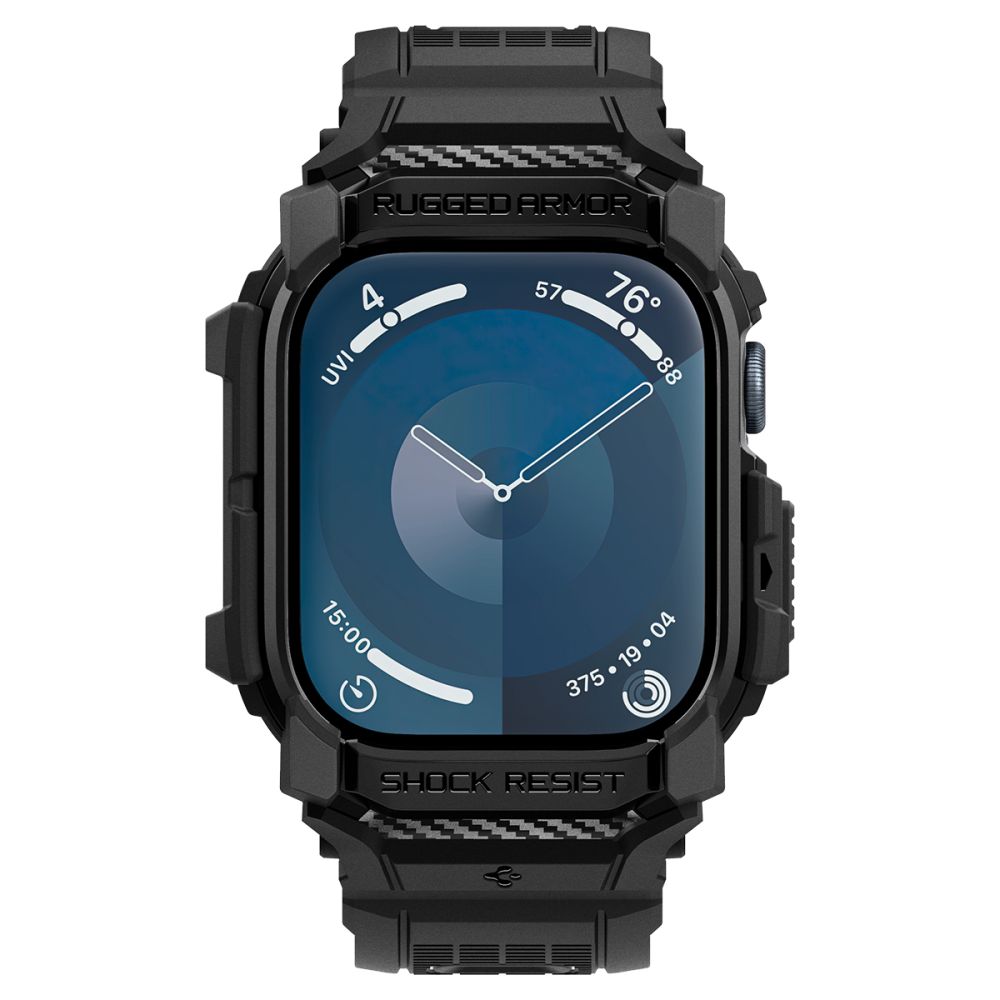 Spigen Spigen Apple Watch 11/10 46 mm Skal Rugged Armor 'Pro' Svart