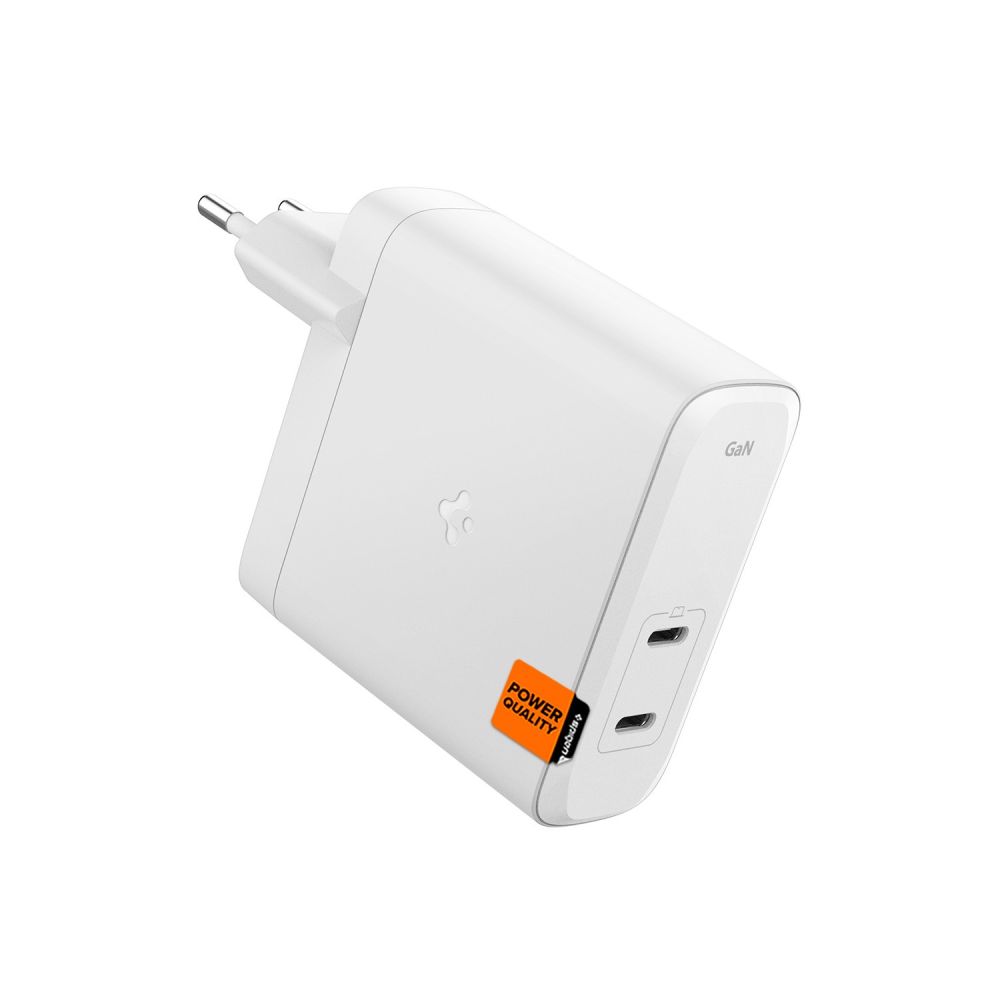 Spigen Spigen 140W 2x USB-C Väggladdare Arcstation Pro Vit