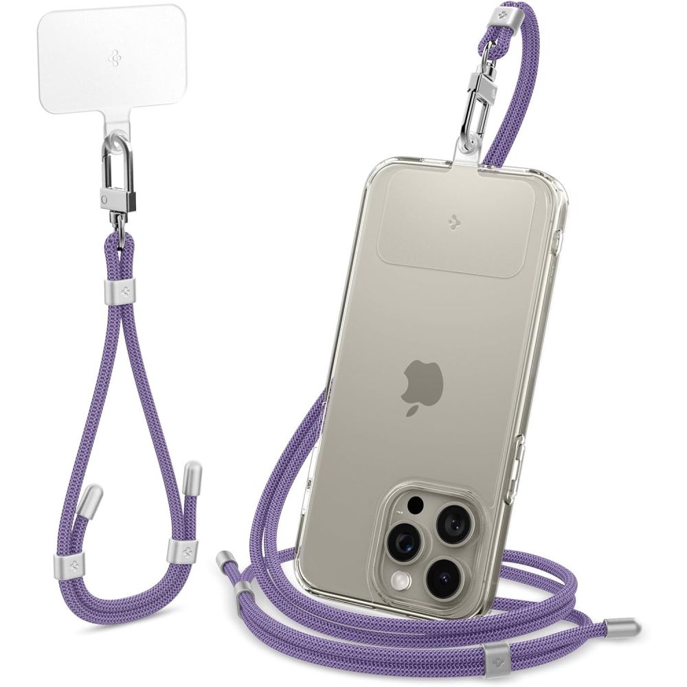 Spigen Spigen Mobilsnöre / Handledsrem Strap Set Deep Purple