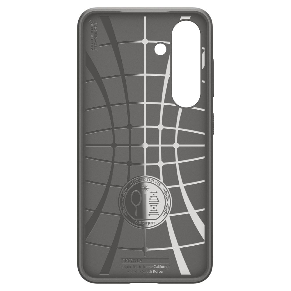 Spigen Spigen Samsung Galaxy S25 Skal Liquid Air Marble Grey