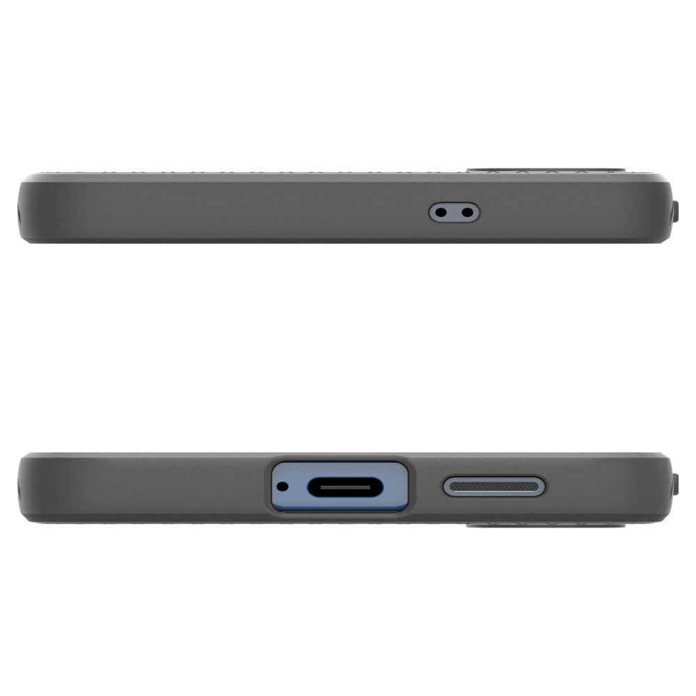 Spigen Spigen Samsung Galaxy S25 Skal Liquid Air Marble Grey